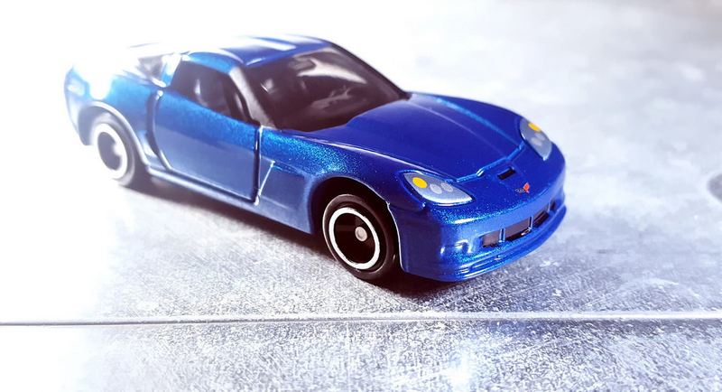 Illustration for article titled A blue Corvette